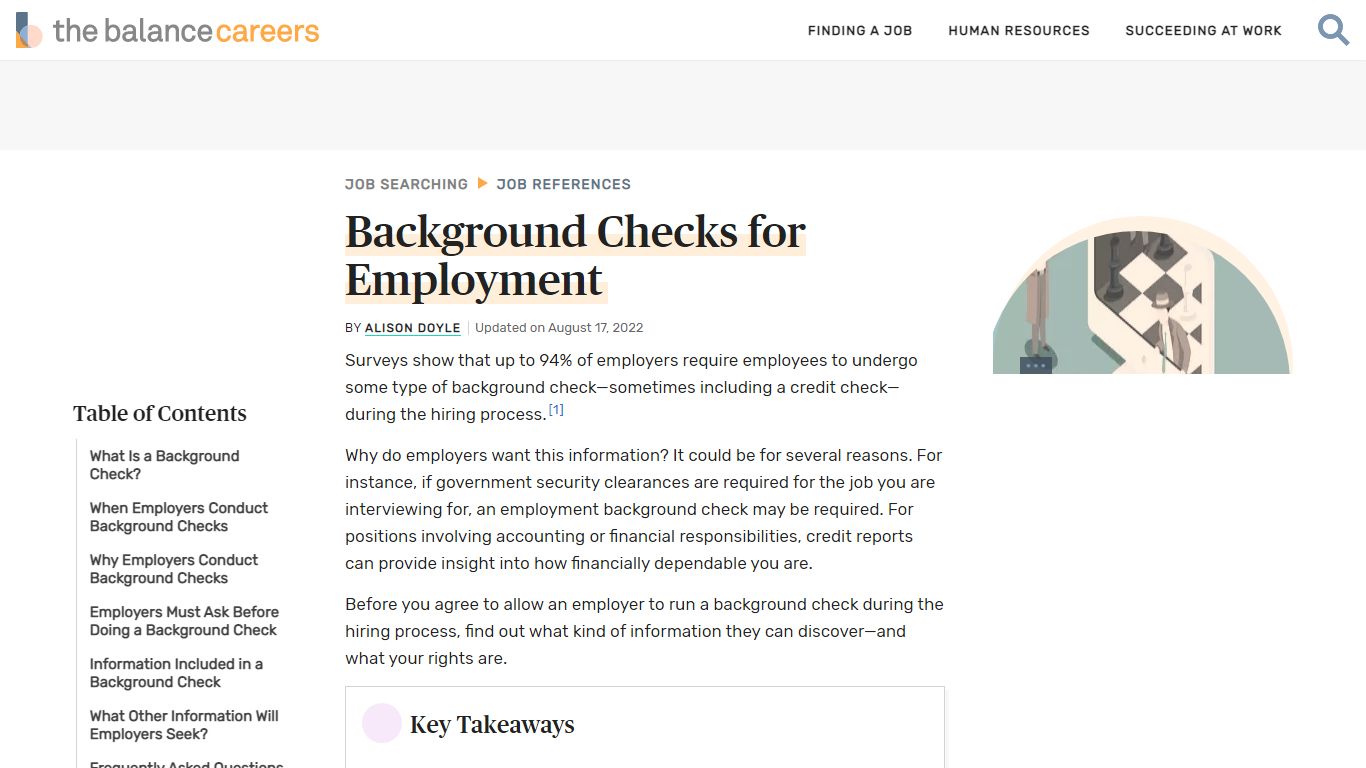 Background Checks for Employment - The Balance Careers